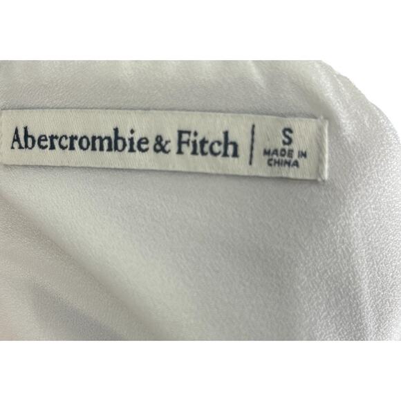 Abercrombie & Fitch Mini Sheath Tank Dress Small White Cutout Keyhole Party - Picture 8 of 9